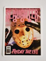 Horror Magazine Cover Freddy Spills the Beans Sticker Decal Embellishmen... - £1.75 GBP