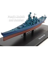 Battleship USS New Jersey BB-62 NAVY w/ Display Case 1/1100 Scale Diecas... - $36.62