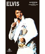 Elvis Presley 24 x 38 &quot;Live In Person&quot; Int Hotel Las Vegas Custom Poster - £39.96 GBP