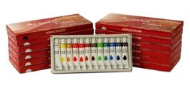 Lot of 60 Paint Sets - Twelve 12ml Tubes of Acrylic Paint Rainbow Pigments - $129.99