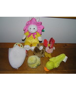 Used Lot Mary Meyer Easter Bunny Rabbit Ty Beanie Chick in Egg &amp; Wind Up... - £6.12 GBP