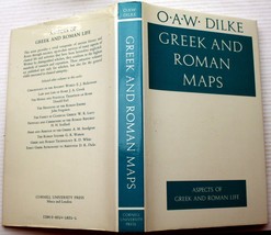 O A W Dilke 1998 hcdj 1st American Ed GREEK AND ROMAN MAPS towns roads building - £26.19 GBP