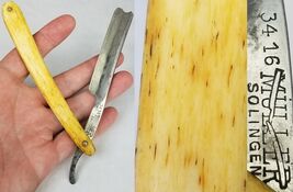 RARE straight edge razor VINTAGE &quot;Muller&quot; 3416 Solingen estate sale GENU... - $51.95 CAD