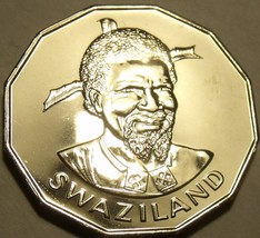 Rare Proof Swaziland 1974 5 Cents~Scalloped Coin~Only 13,000 Minted~Free Ship - £6.19 GBP