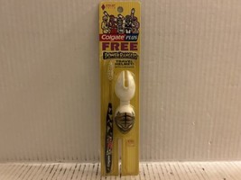 Power Rangers White Ranger Colgate extra soft child Toothbrush w/ Helmet (1995) - £31.02 GBP