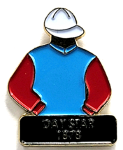 1878 Kentucky Derby Winner Day Star Jockey Silks Pin Horse Racing Memora... - $14.99