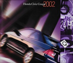 2002 Honda Civic Coupe Sales Brochure Catalog Us 02 Hx Lx Ex - £4.79 GBP