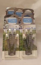 5 Packs Yankee Candle Clean Cotton Car Vent Sticks Air Freshener Clips New - £18.19 GBP