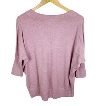 Matty M Womens Three Quarter Sleeve Knit Sweater Size Small Color Mauve - £27.13 GBP