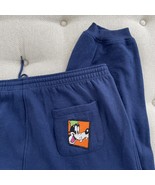 The Disney Store Blue Embroidered Goofy Joggers XXL - $29.96 CAD