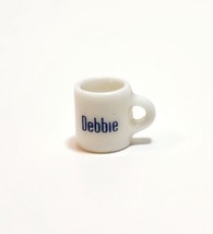 Dollhouse Miniature Coffee Mug Personalized Debbie .5&quot; - $373.29 MXN