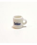 Dollhouse Miniature Coffee Mug Personalized Debbie .5&quot; - $370.63 MXN