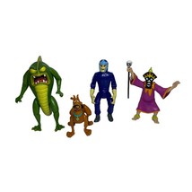 Lot of 4 Scooby-Doo Figures Beast of Bottomless Lake Phantom Racer Witch Doctor - £12.74 GBP