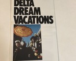 Vintage New Orleans Delta Dream Vacation Brochure 1976 - $9.89