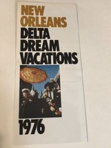 Vintage New Orleans Delta Dream Vacation Brochure 1976 - $9.89