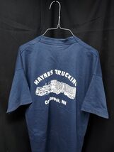Vintage HAYNES TRUCKING Colebrook NH Men’s T-shirt 2XL Single Stitch Tru... - $19.31