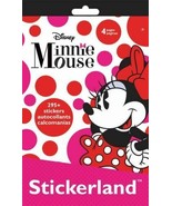 Minnie Mouse Disney Stickerland Sticker Pad 295+ Stickers Reward School ... - £5.44 GBP