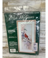 Cardinal Songtime Crewel Elsa Williams  8&quot; x 20&quot; Made in USA #00363 NEW - $23.99