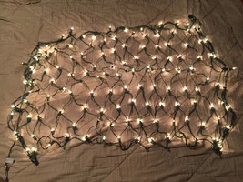 NINE White Mesh Style Christmas Lights - $74.25