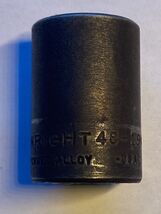 Wright Tool 48-19MM - 1/2Inch Drive 6 Point Standard Metric Impact Socke... - $5.20