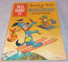 Dell Giant Silver Age Comic Huckleberry Hound Around the World with his ... - £15.68 GBP