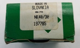 INA NK40/30 Needle Roller Bearing 197785 - $25.23