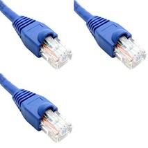 Ultra Spec Cables Pack of 3 - Blue 2FT Cat6 Ethernet Network Cable LAN I... - $20.77