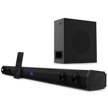 Pyle 2.1 Channel TV Soundbar Speaker Stereo System w/Wireless subwoofer Powerful - £176.98 GBP