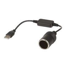 Powertech USB Step-Up Power Cable to Cigarette Socket (5V to 12DVC) - £37.80 GBP