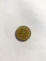 2010 Argentina 25 Centavos Republica Argentina National Building Design - $2.95 CAD