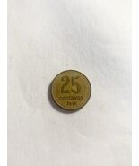 2010 Argentina 25 Centavos Republica Argentina National Building Design - $2.95 CAD