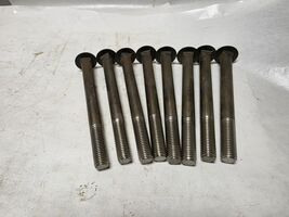 8 pcs. 5/8" x 7" Long SS Carriage Bolts 2" Thread Length 5/8"-11 Threads - $89.99