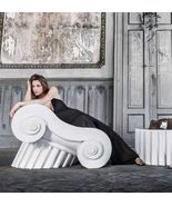 Nordic Designer Roman Column Lounge Chair  Contemporary Fiberglass Scul... - €3.851,55 EUR
