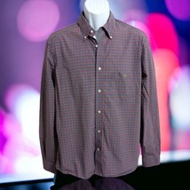 Lacoste Plaid Mens Shirt 42 Long Sleeve Modern Fit Cotton Preppy Button Front - £27.68 GBP