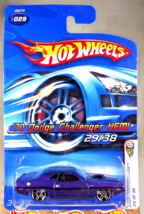2006 Hot Wheels #29 First Editions 29/38 70 Dodge Challenger Hemi Purple w/Pr5Sp - £9.83 GBP