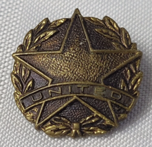 ANTIQUE UNITED STAR LAPEL PIN WEAR MILITARY METAL UNKNOW VINTAGE COLLECT... - £27.96 GBP