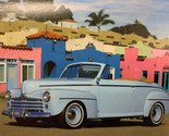 1947 Ford Convertible Blue Antique Classic Car Fridge Magnet 3.5&#39;&#39;x2.75&#39;... - $3.62