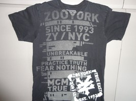 Black Zoo York &quot;True East&quot;  T Shirt M Free US Shipping - £13.44 GBP