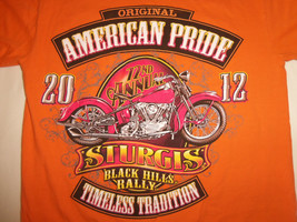 Sturgis South Dakota Black Hills Motorcycle Rally 2012 Black Graphic T S... - $17.25