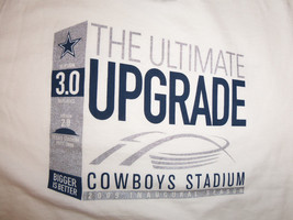 NFL Dallas Cowboys Football Inaugural Season 2009 White Graphic T Shirt - S - $16.48