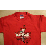 Vintage University of Kansas Jawhawks Champion Long Sleeve Youth S tshir... - £15.84 GBP