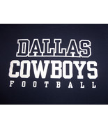 NFL Dallas Cowboys Team Apparel Football Navy Graphic T Shirt - M - £13.56 GBP