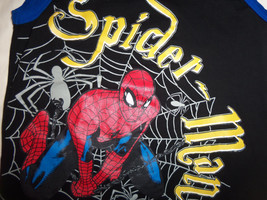 Marvel Comics Spider-Man Super Hero Black Graphic Sleeveless Shirt - Boy... - £13.43 GBP
