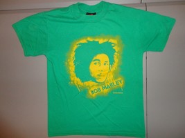 Bob Marley Zion Rootswear Green Graphic T Shirt S Free Shipping US - £13.90 GBP