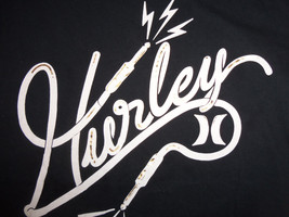 Hurley Clothing &amp; Surf Brand Music Cable Black Graphic Print T Shirt - M - £13.70 GBP
