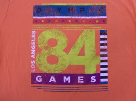 Old Navy Olympic Games &#39;84 Los Angeles Orange 50/50 Graphic Print T Shir... - £14.90 GBP