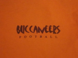 Hanes Buccaneer&#39;s Football &#39;Raise The Flag!!&#39; Graphic T Shirt L FREE US SHIP - £13.11 GBP