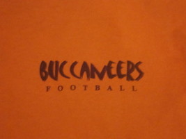 Hanes Buccaneer&#39;s Football &#39;Raise The Flag!!&#39; Graphic T Shirt L FREE US SHIP - £12.45 GBP