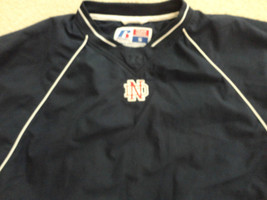 Vtg BLUE Team Issue Notre Dame Fighting Irish Russell Athletic Pullover Jacket S - £23.73 GBP