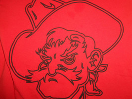 NCAA Oklahoma State University OSU Cowboys Orange Graphic Print T Shirt M - £13.72 GBP